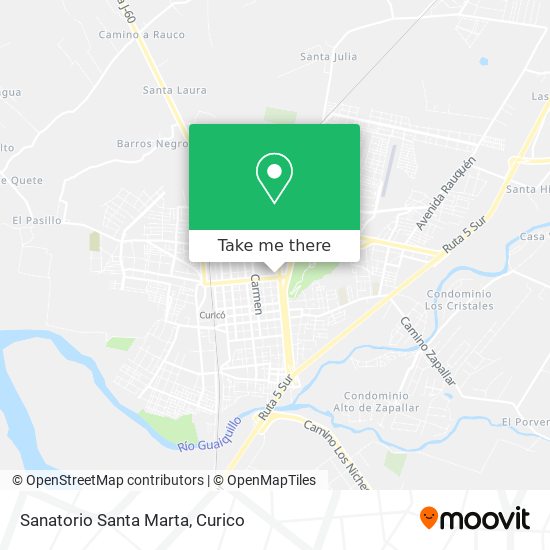 Sanatorio Santa Marta map