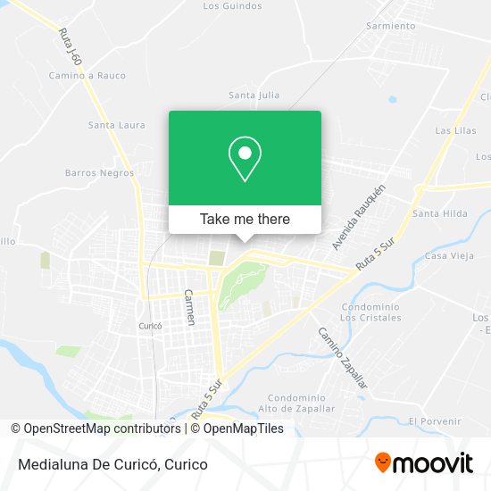 Medialuna De Curicó map