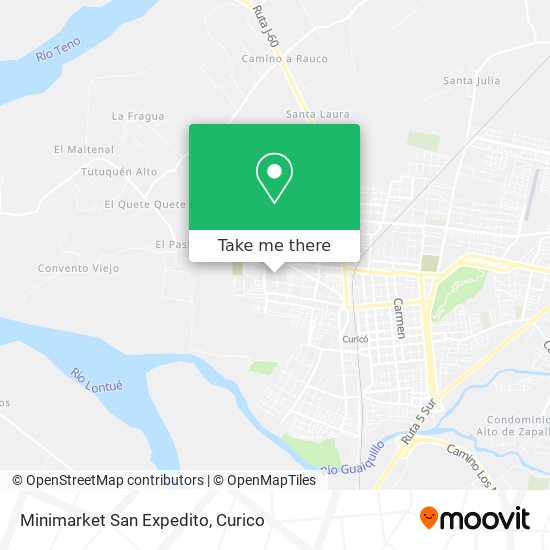 Mapa de Minimarket San Expedito
