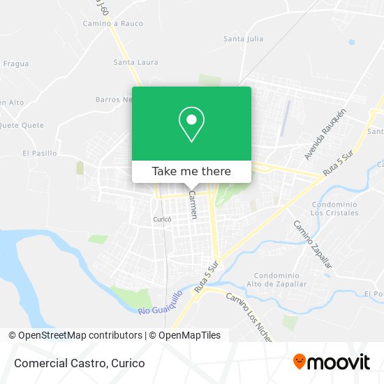 Mapa de Comercial Castro