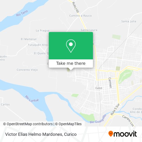 Mapa de Victor Elias Helmo Mardones