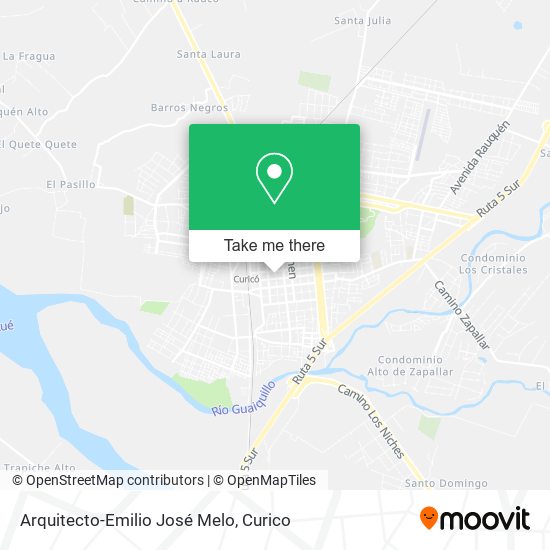 Mapa de Arquitecto-Emilio José Melo