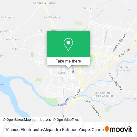 Mapa de Técnico Electricista-Alejandro Esteban Yaupe
