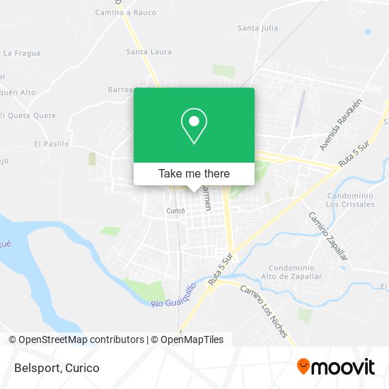 Mapa de Belsport