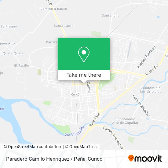 Paradero Camilo Henriquez / Peña map