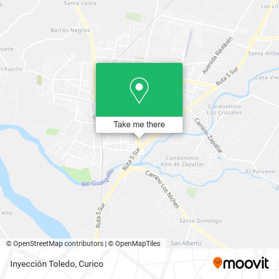 Inyección Toledo map