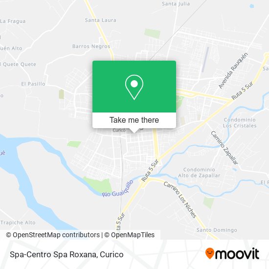 Mapa de Spa-Centro Spa Roxana