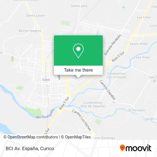 Mapa de BCI Av. España