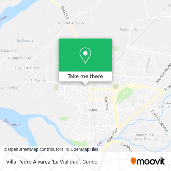 Villa Pedro Alvarez "La Vialidad" map
