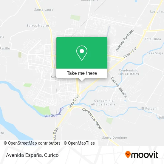 Mapa de Avenida España
