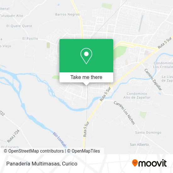 Panadería Multimasas map