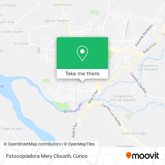 Mapa de Fotocopiadora Mery Clousth