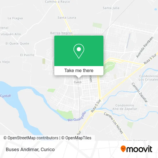 Mapa de Buses Andimar
