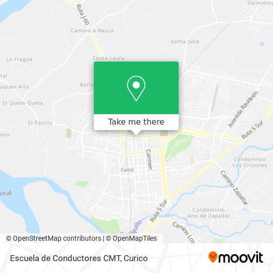 Escuela de Conductores CMT map