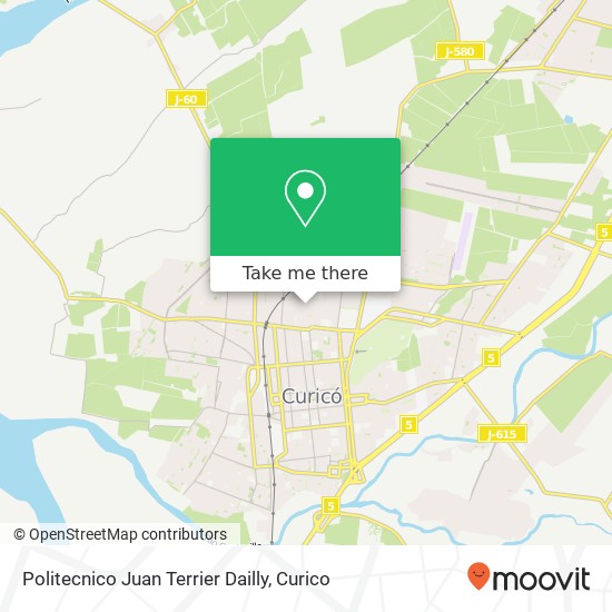 Politecnico Juan Terrier Dailly map
