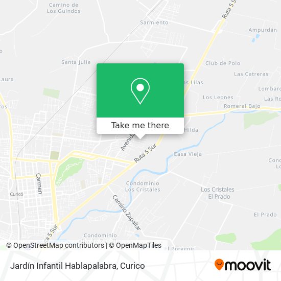 Jardín Infantil Hablapalabra map