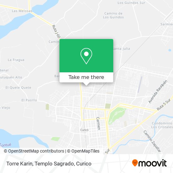 Torre Karin, Templo Sagrado map