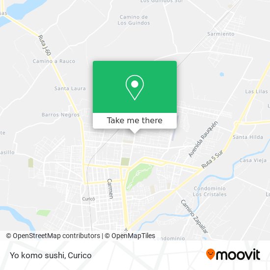 Yo komo sushi map