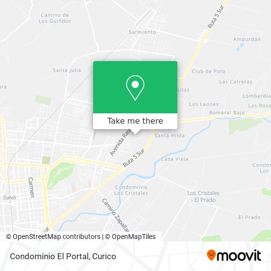 Condominio El Portal map