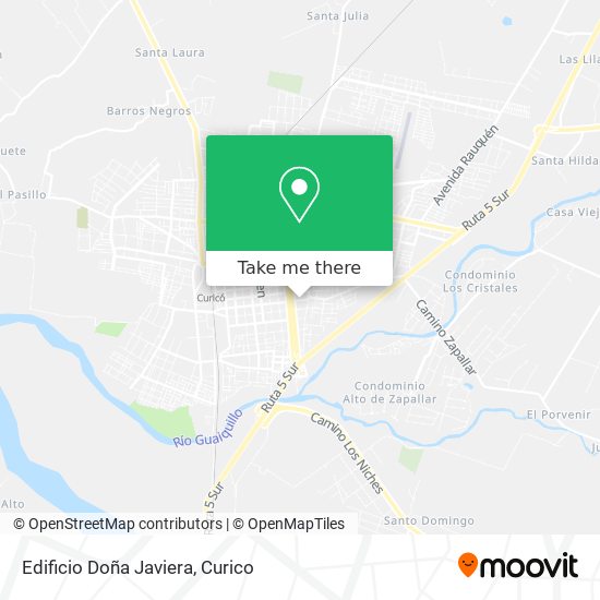 Mapa de Edificio Doña Javiera