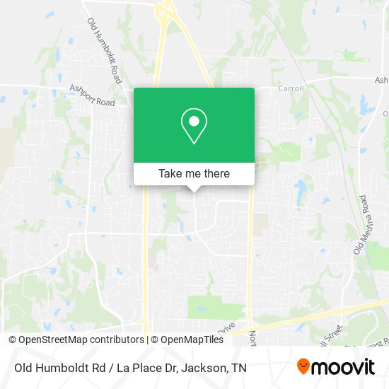 Old Humboldt Rd / La Place Dr map