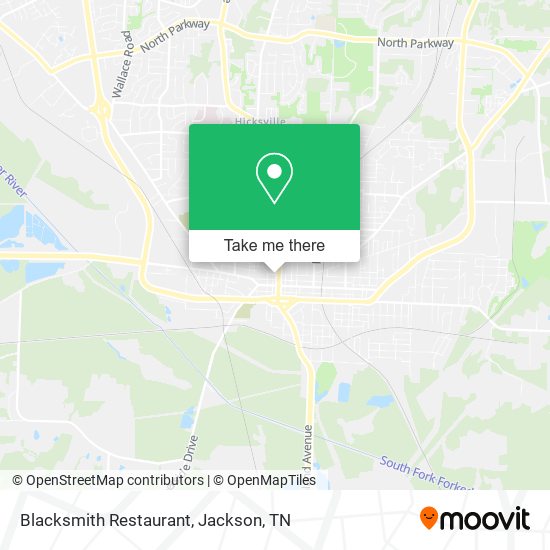 Mapa de Blacksmith Restaurant