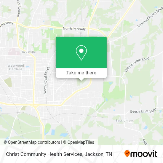 Christ Community Health Services map