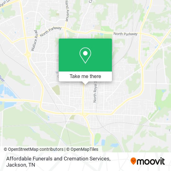 Affordable Funerals and Cremation Services map