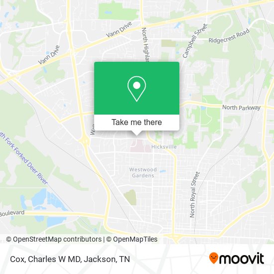Mapa de Cox, Charles W MD