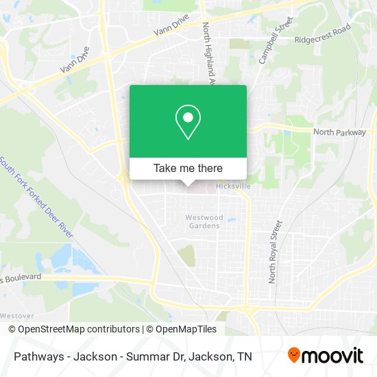 Pathways - Jackson - Summar Dr map