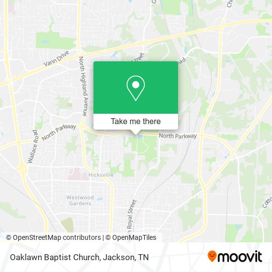 Mapa de Oaklawn Baptist Church