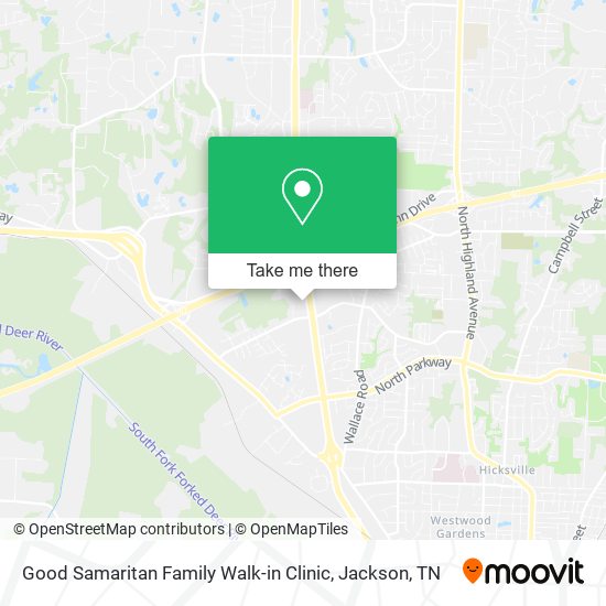 Mapa de Good Samaritan Family Walk-in Clinic