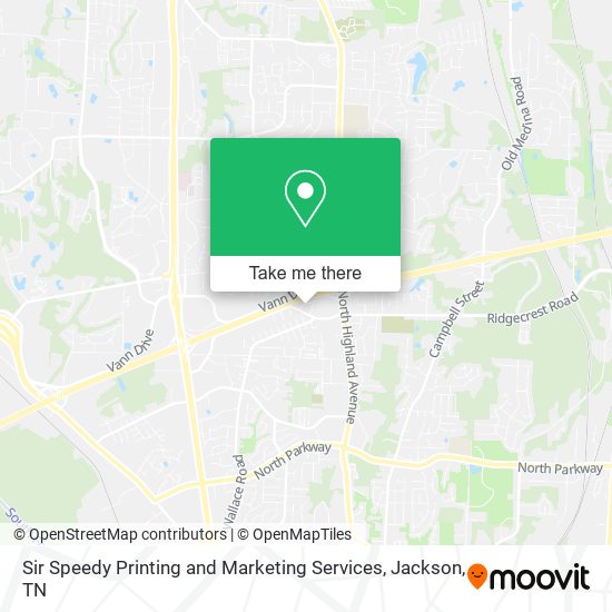 Sir Speedy Printing and Marketing Services map