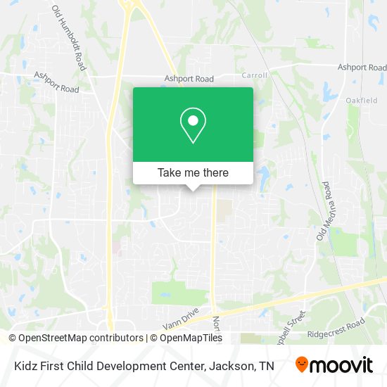 Kidz First Child Development Center map