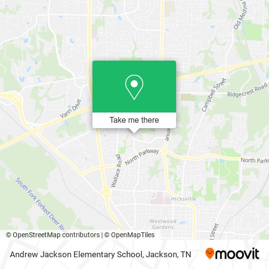 Mapa de Andrew Jackson Elementary School