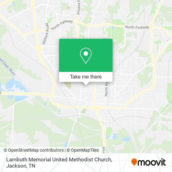 Mapa de Lambuth Memorial United Methodist Church
