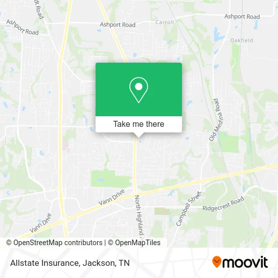 Allstate Insurance map