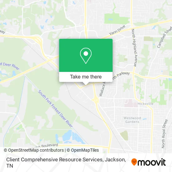 Client Comprehensive Resource Services map