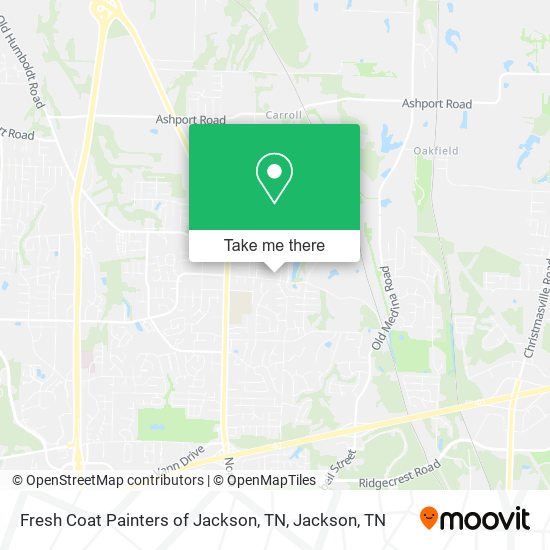 Fresh Coat Painters of Jackson, TN map