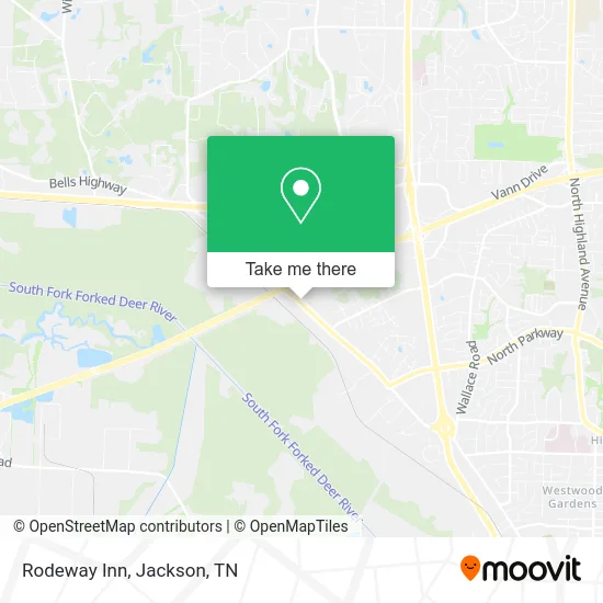 Rodeway Inn map