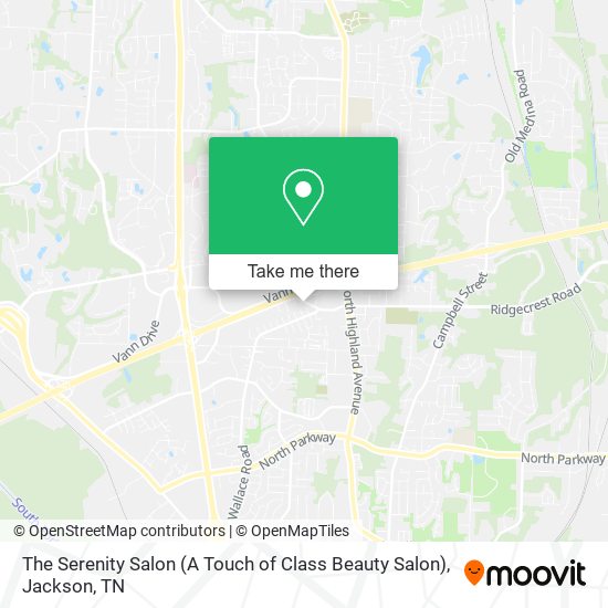 The Serenity Salon (A Touch of Class Beauty Salon) map