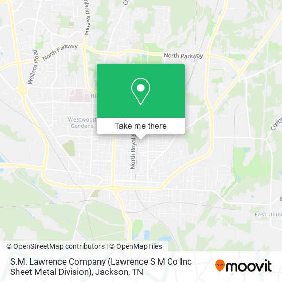 Mapa de S.M. Lawrence Company (Lawrence S M Co Inc Sheet Metal Division)