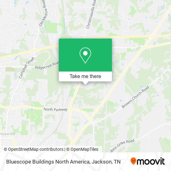 Mapa de Bluescope Buildings North America