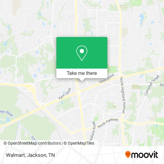 Mapa de Walmart
