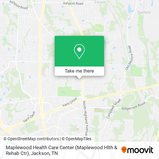 Maplewood Health Care Center (Maplewood Hlth & Rehab Ctr) map