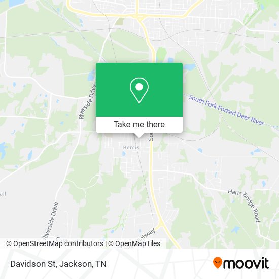 Mapa de Davidson St