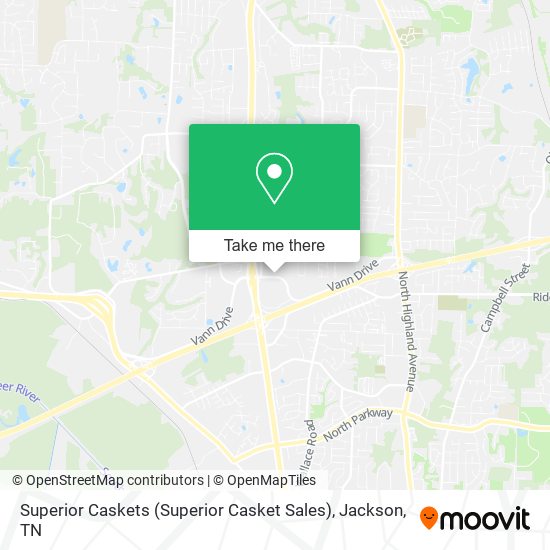 Mapa de Superior Caskets (Superior Casket Sales)