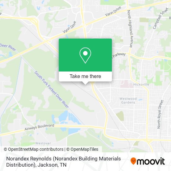 Mapa de Norandex Reynolds (Norandex Building Materials Distribution)