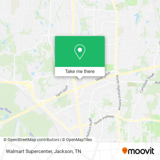 Walmart Supercenter map