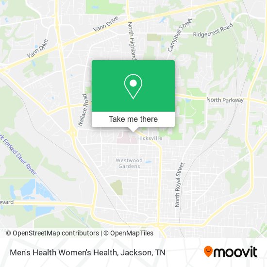 Mapa de Men's Health Women's Health